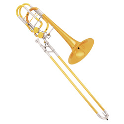 Conn 62HCL Symphony Bass Trombone Outfit w Dual Inline Christian Lindberg Valves Bass Trombones New