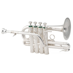 Schilke P7 4 Piccolo Trumpet Bb A silver Piccolo Trumpets New