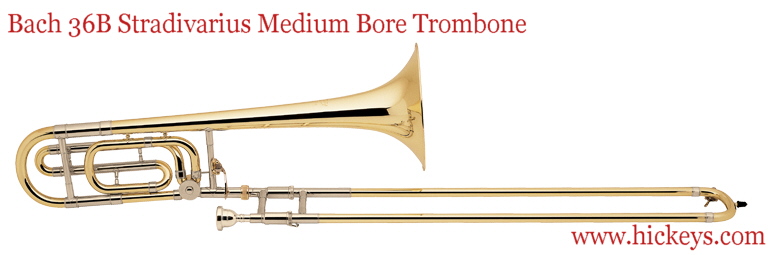 Bach 36BG Stradivarius Trombone Outfit w/F Attachment & Goldbrass 