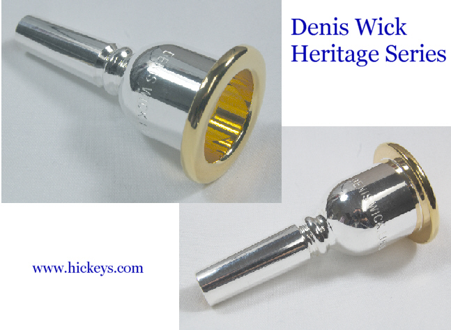 Genuine Denis Wick 1AL Large Shank 24K Gold Trombone Mouthpiece NEW 