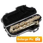 SKB Bari Saxophone Case, Contoured w/wheels
