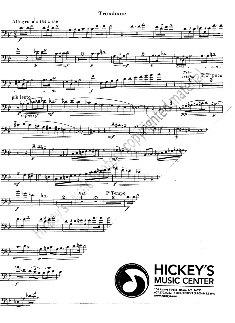 Andante and allegro shop trombone