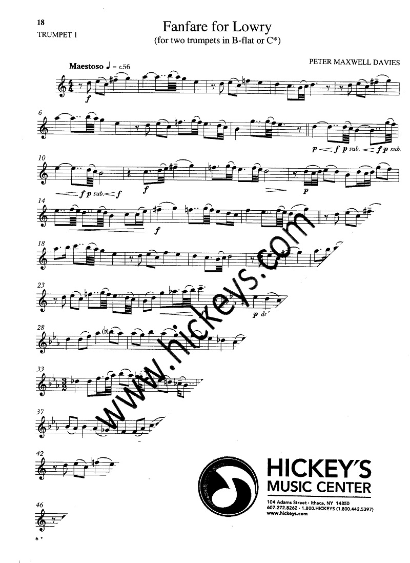 Various Boosey Hawkes Trumpet Anthology For Trumpet Solo