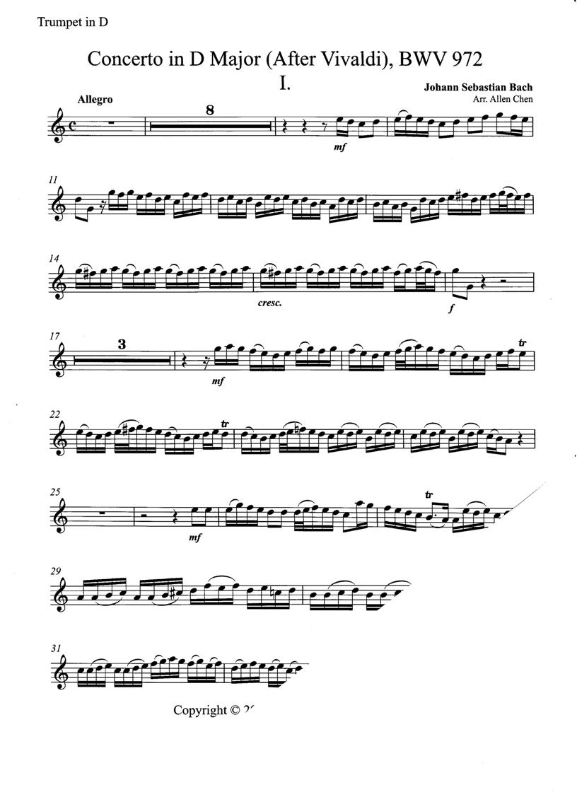 Bach Trumpet Concertos 
